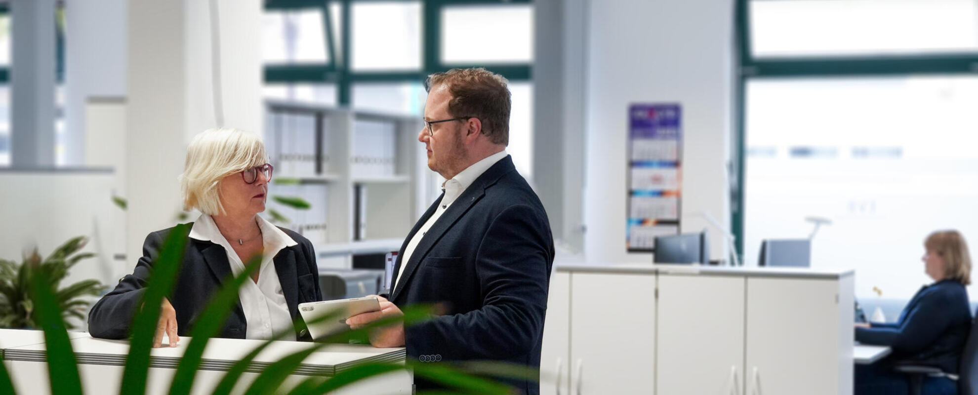 Frau Hillebrand und Herr Volpp