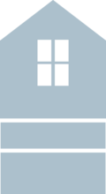 Icon eines Hauses mit zwei Kellern