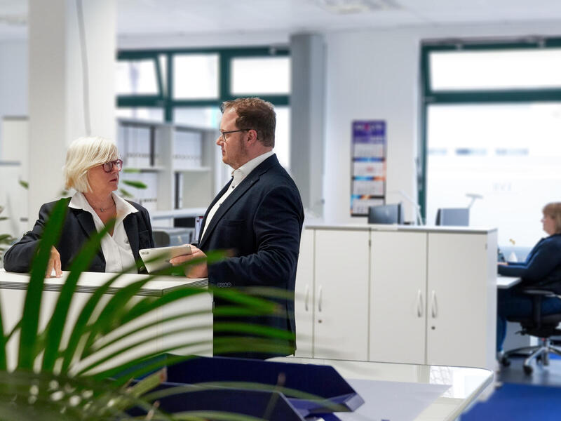 Frau Hillebrand und Herr Volpp